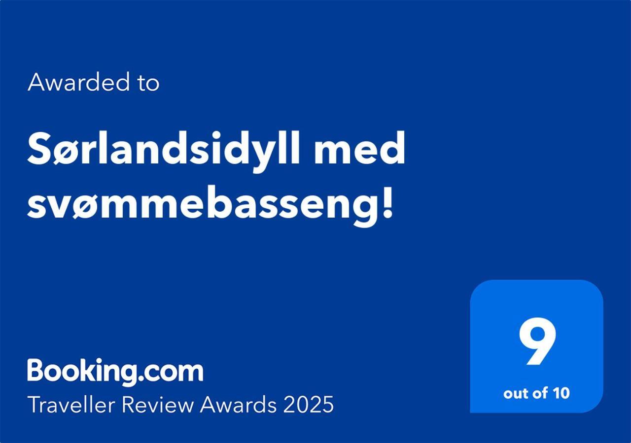 Ferienwohnung Sorlandsidyll Med Svommebasseng! Kristiansand Exterior foto